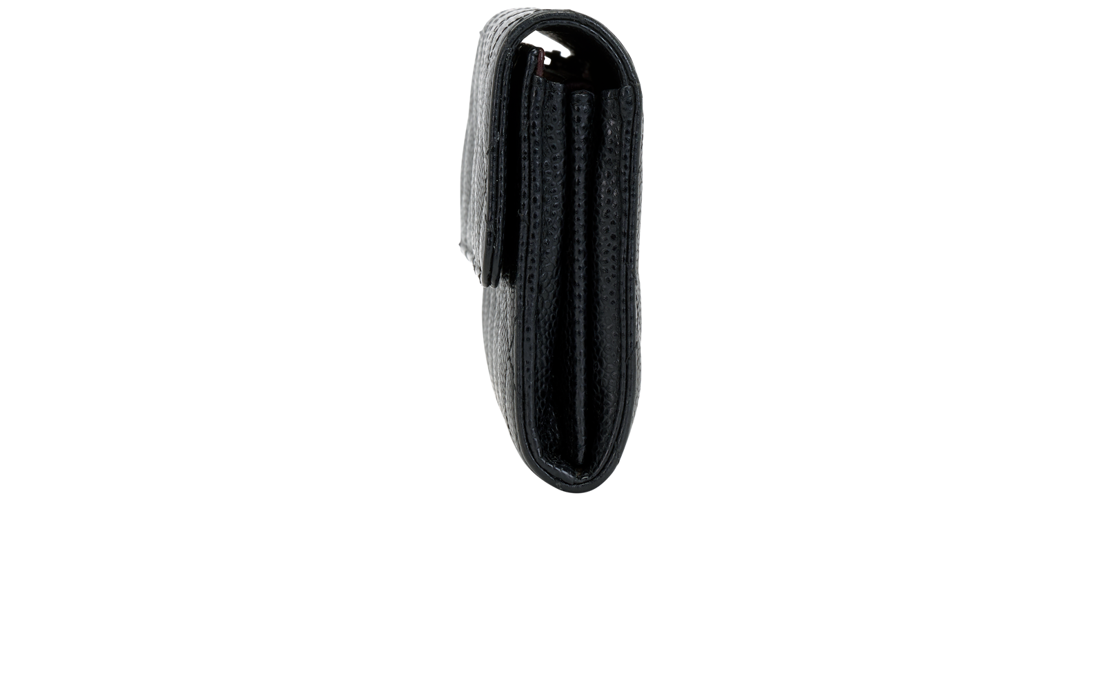 Chanel Long Wallet, &pound;495, Accessories, Black, Caviar Leather, Bottom view